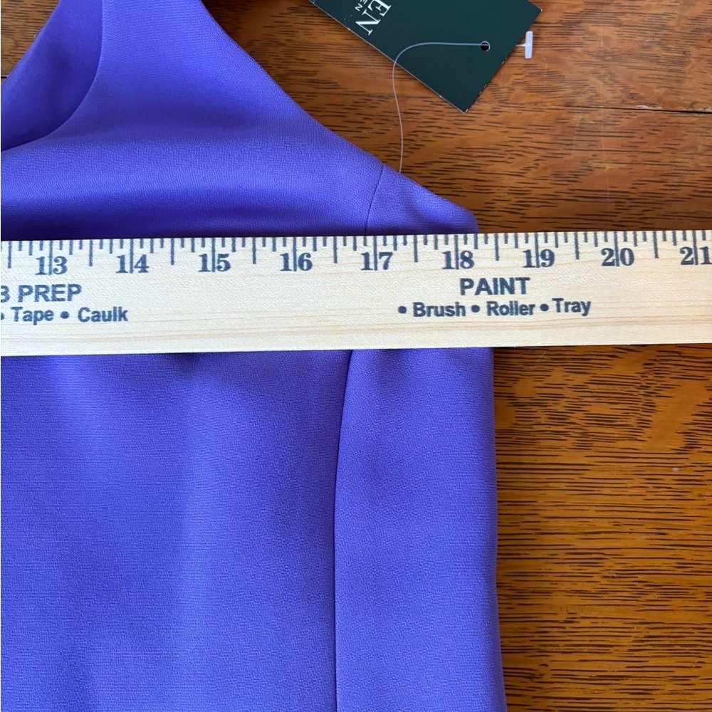 Lauren Ralph Lauren Sleeveless Light Purple Crepe Scoop-neck Above Knee Y2K 8 - Picture 13 of 16